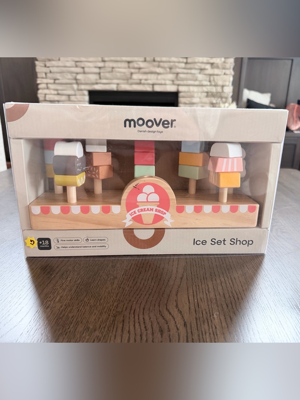 Moover Kids Ice Cream Shop Toy Set - Pastel Multicolor